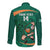 Custom Ireland Rugby Sevens Long Sleeve Button Shirt Go Champions Irish Shamrock - Wonder Print Shop