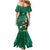 Custom Ireland Rugby Sevens Mermaid Dress Go Champions Irish Shamrock - Wonder Print Shop