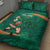 Ireland Rugby Sevens Quilt Bed Set Go Champions Irish Shamrock