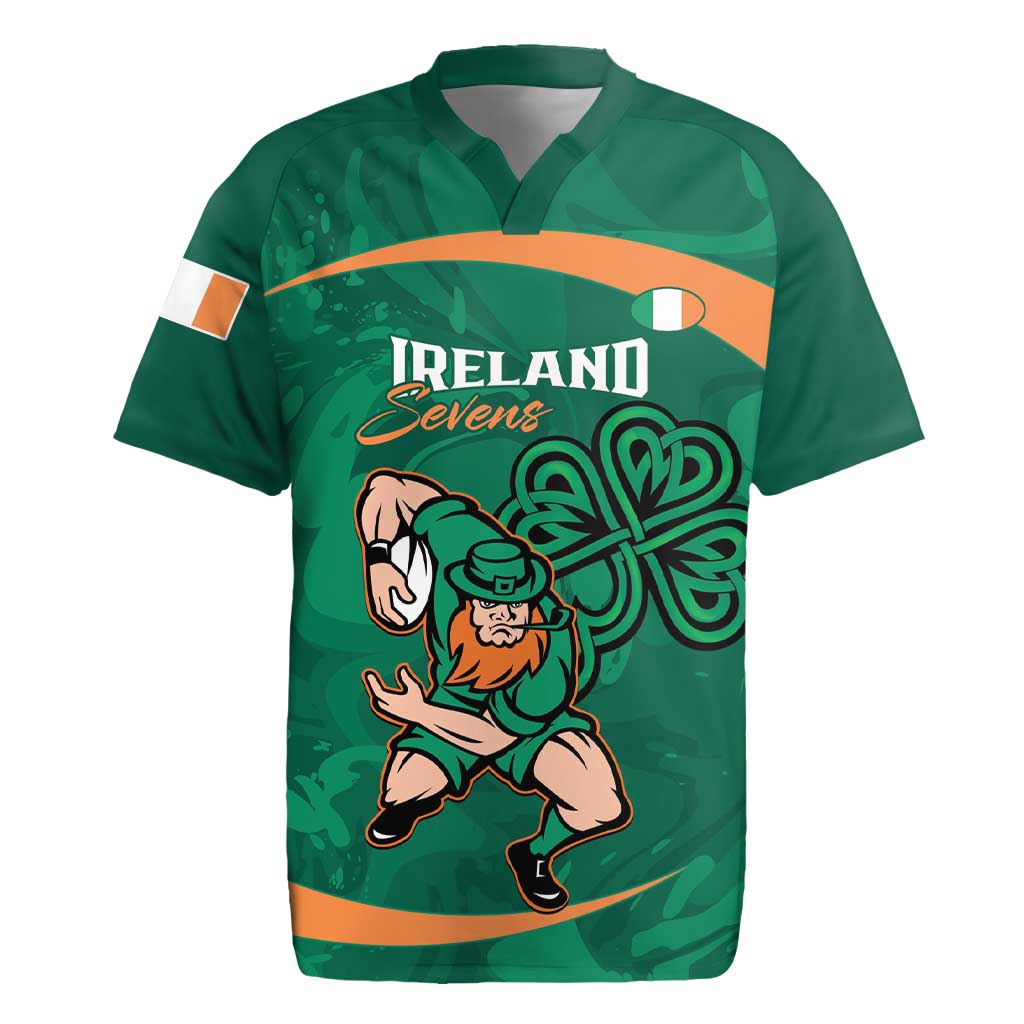 Custom Ireland Rugby Sevens Rugby Jersey Go Champions Irish Shamrock