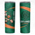 Personalised Ireland Rugby Sevens Skinny Tumbler Go Champions Irish Shamrock