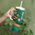 Personalised Ireland Rugby Sevens Tumbler With Handle Go Champions Irish Shamrock