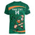 Custom Ireland Rugby Sevens Women V-Neck T-Shirt Go Champions Irish Shamrock