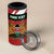 Personalised Kenya Rugby Sevens 4 in 1 Can Cooler Tumbler Go Champions African Pattern