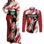 Custom Kenya Rugby Sevens Couples Matching Off Shoulder Maxi Dress and Long Sleeve Button Shirt Go Champions African Pattern - Wonder Print Shop