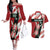 Custom Kenya Rugby Sevens Couples Matching Off The Shoulder Long Sleeve Dress and Hawaiian Shirt Go Champions African Pattern - Wonder Print Shop