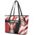 Custom Kenya Rugby Sevens Leather Tote Bag Go Champions African Pattern - Wonder Print Shop