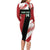 Custom Kenya Rugby Sevens Long Sleeve Bodycon Dress Go Champions African Pattern - Wonder Print Shop