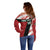 Custom Kenya Rugby Sevens Off Shoulder Sweater Go Champions African Pattern