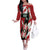 Custom Kenya Rugby Sevens Off The Shoulder Long Sleeve Dress Go Champions African Pattern - Wonder Print Shop