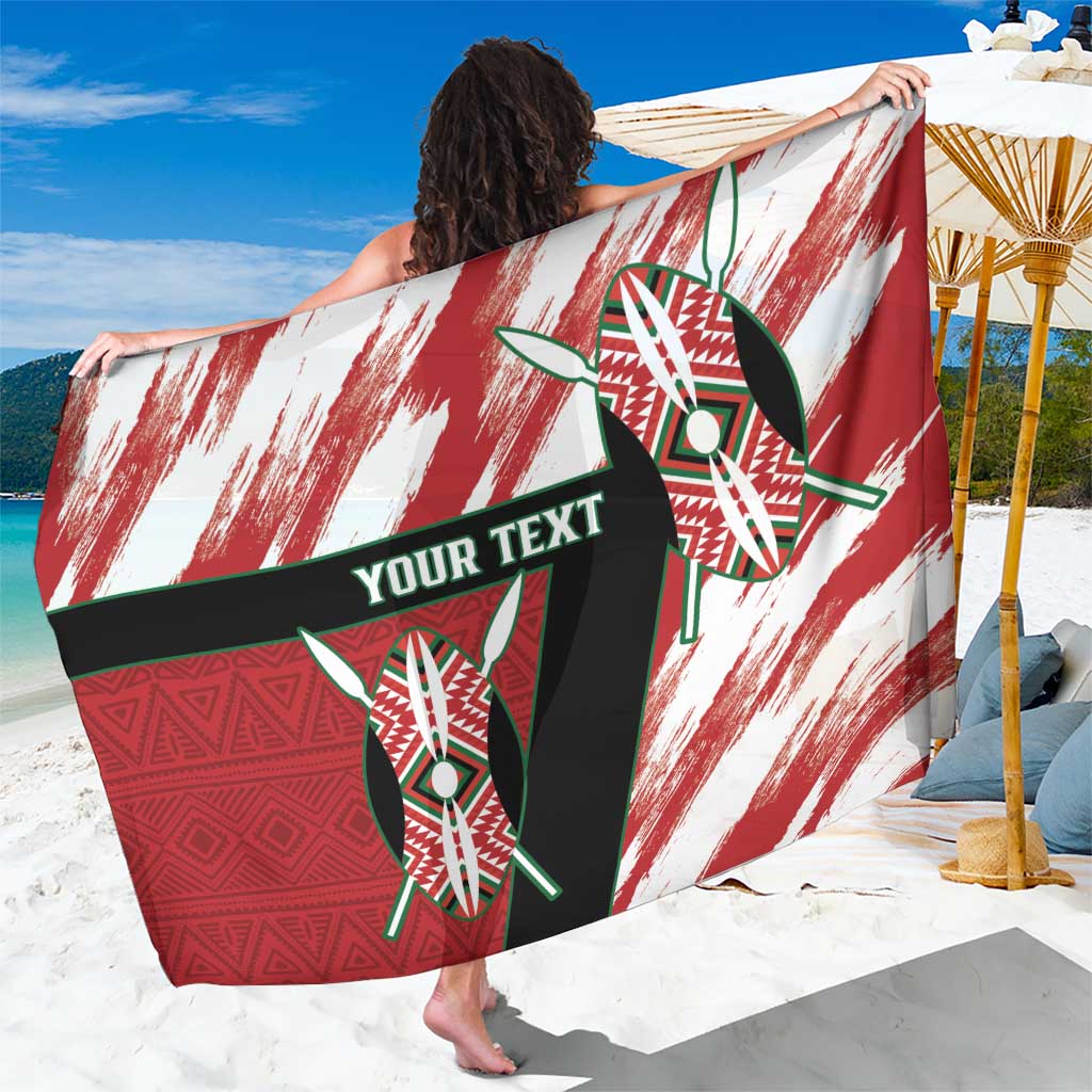 Custom Kenya Rugby Sevens Sarong Go Champions African Pattern