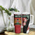 Personalised Kenya Rugby Sevens Tumbler With Handle Go Champions African Pattern