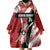 Custom Kenya Rugby Sevens Wearable Blanket Hoodie Go Champions African Pattern