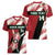 Custom Kenya Rugby Sevens Women V-Neck T-Shirt Go Champions African Pattern - Wonder Print Shop