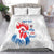 Custom France Rugby 2025 Bedding Set Allez Les Bleus!