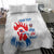 Custom France Rugby 2025 Bedding Set Allez Les Bleus!