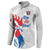 Custom France Rugby 2025 Button Sweatshirt Allez Les Bleus!