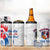 Personalised France Rugby 2025 4 in 1 Can Cooler Tumbler Allez Les Bleus!