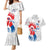 Custom France Rugby 2025 Couples Matching Mermaid Dress and Hawaiian Shirt Allez Les Bleus!