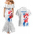 Custom France Rugby 2025 Couples Matching Mermaid Dress and Hawaiian Shirt Allez Les Bleus!