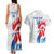 Custom France Rugby 2025 Couples Matching Tank Maxi Dress and Hawaiian Shirt Allez Les Bleus!