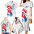 Custom France Rugby 2025 Family Matching Mermaid Dress and Hawaiian Shirt Allez Les Bleus!