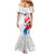 Custom France Rugby 2025 Family Matching Mermaid Dress and Hawaiian Shirt Allez Les Bleus!