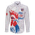 Custom France Rugby 2025 Family Matching Puletasi and Hawaiian Shirt Allez Les Bleus!