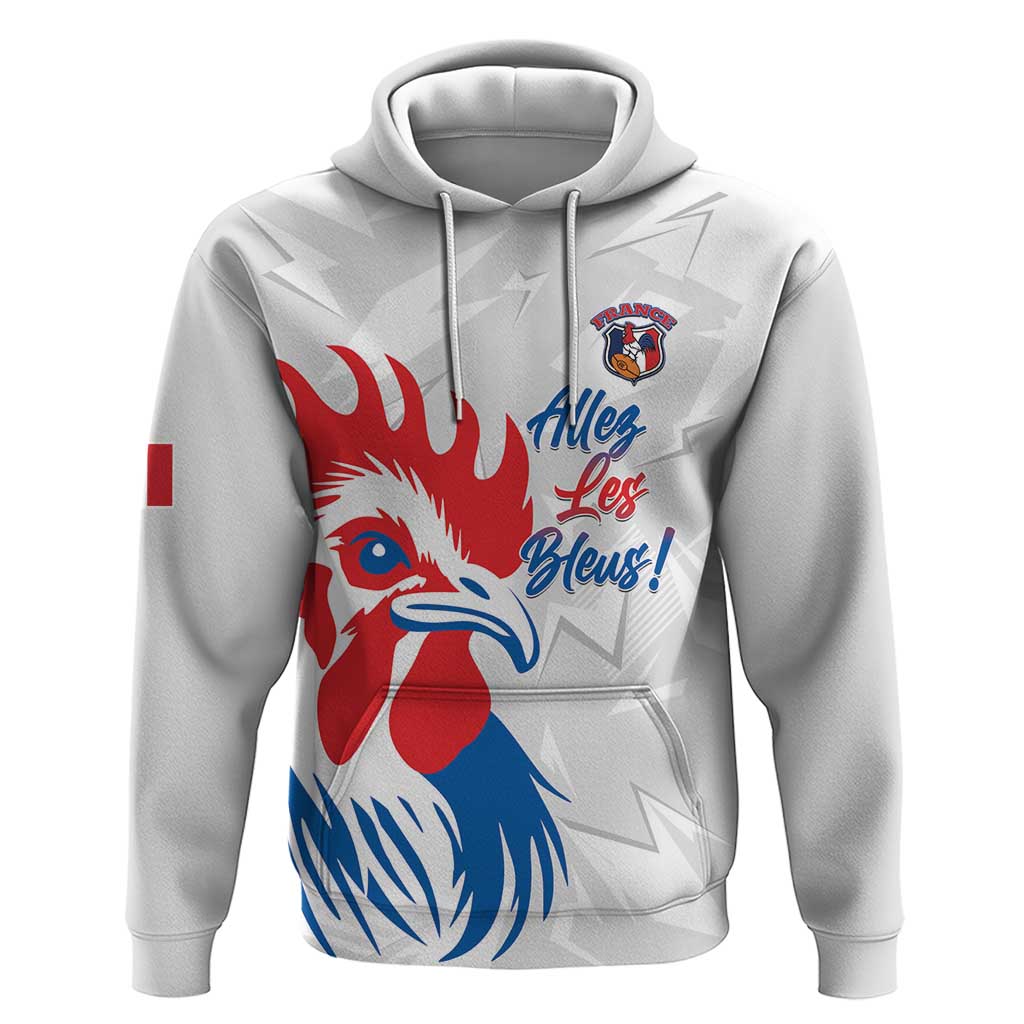 Custom France Rugby 2025 Hoodie Allez Les Bleus!