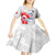 Custom France Rugby 2025 Kid Short Sleeve Dress Allez Les Bleus!