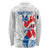 Custom France Rugby 2025 Long Sleeve Shirt Allez Les Bleus!