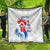 Custom France Rugby 2025 Quilt Allez Les Bleus!