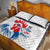 Custom France Rugby 2025 Quilt Bed Set Allez Les Bleus!