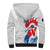 Custom France Rugby 2025 Sherpa Hoodie Allez Les Bleus!