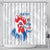 Custom France Rugby 2025 Shower Curtain Allez Les Bleus!