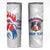 Personalised France Rugby 2025 Skinny Tumbler Allez Les Bleus!