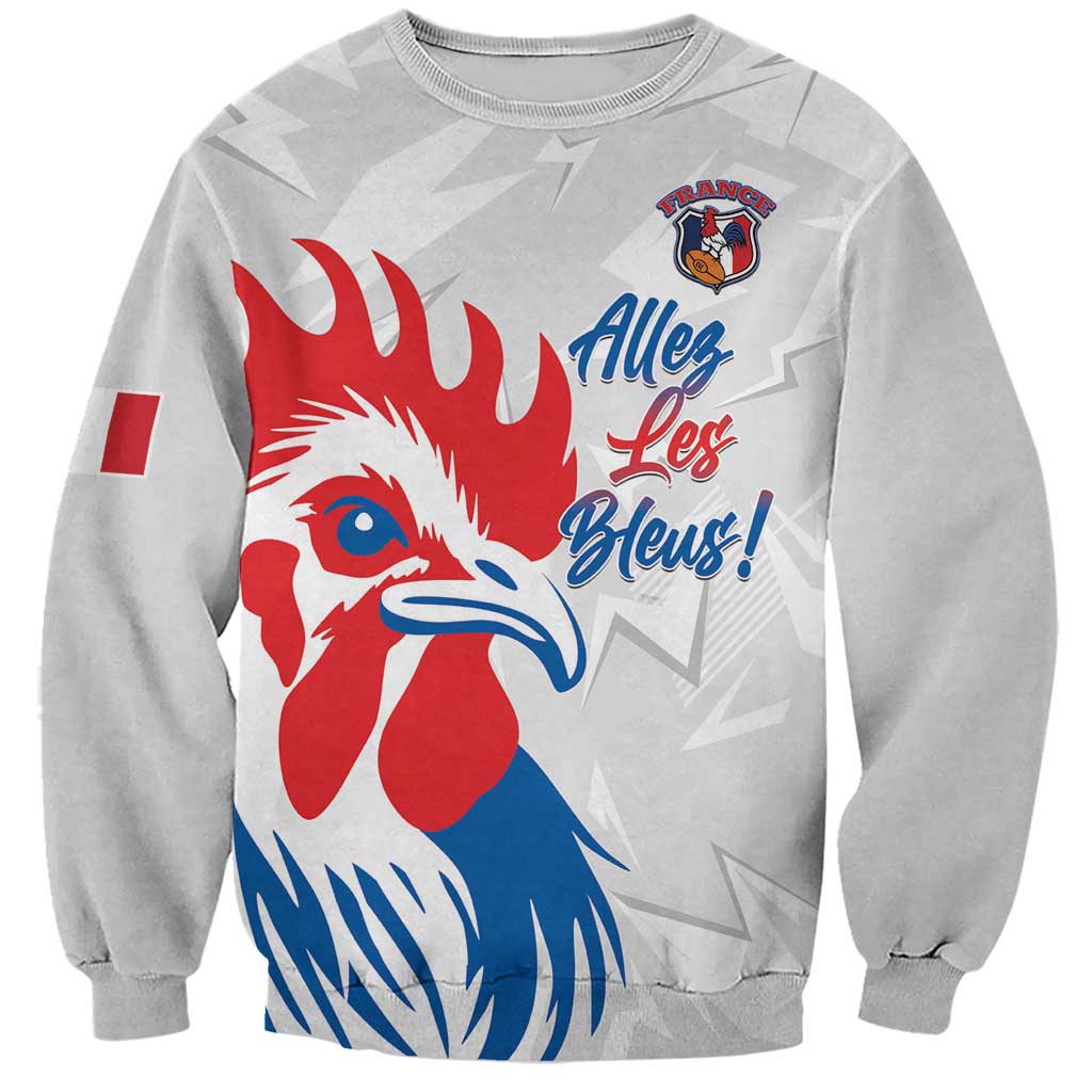 Custom France Rugby 2025 Sweatshirt Allez Les Bleus!