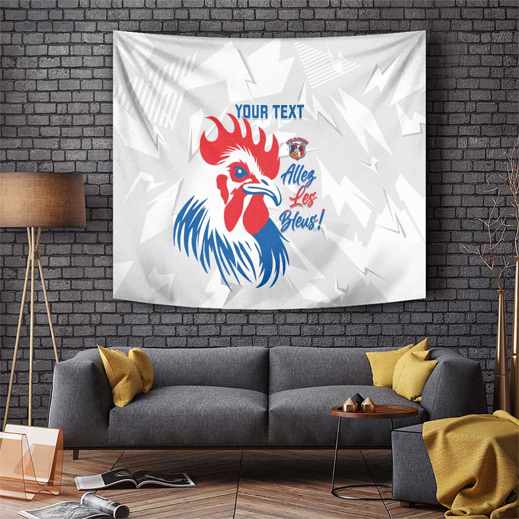 Custom France Rugby 2025 Tapestry Allez Les Bleus!