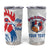 Personalised France Rugby 2025 Tumbler Cup Allez Les Bleus!