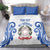 Custom Italy Rugby 2025 Bedding Set Come on Gli Azzurri!