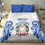 Custom Italy Rugby 2025 Bedding Set Come on Gli Azzurri!