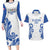 Custom Italy Rugby 2025 Couples Matching Long Sleeve Bodycon Dress and Hawaiian Shirt Come on Gli Azzurri!