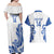 Custom Italy Rugby 2025 Couples Matching Off Shoulder Maxi Dress and Hawaiian Shirt Come on Gli Azzurri!