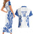 Custom Italy Rugby 2025 Couples Matching Short Sleeve Bodycon Dress and Hawaiian Shirt Come on Gli Azzurri!