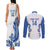 Custom Italy Rugby 2025 Couples Matching Tank Maxi Dress and Long Sleeve Button Shirt Come on Gli Azzurri!