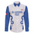 Custom Italy Rugby 2025 Family Matching Long Sleeve Bodycon Dress and Hawaiian Shirt Come on Gli Azzurri!