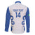 Custom Italy Rugby 2025 Family Matching Long Sleeve Bodycon Dress and Hawaiian Shirt Come on Gli Azzurri!