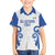 Custom Italy Rugby 2025 Family Matching Long Sleeve Bodycon Dress and Hawaiian Shirt Come on Gli Azzurri!