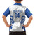 Custom Italy Rugby 2025 Family Matching Off The Shoulder Long Sleeve Dress and Hawaiian Shirt Come on Gli Azzurri!