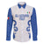 Custom Italy Rugby 2025 Family Matching Off The Shoulder Long Sleeve Dress and Hawaiian Shirt Come on Gli Azzurri!